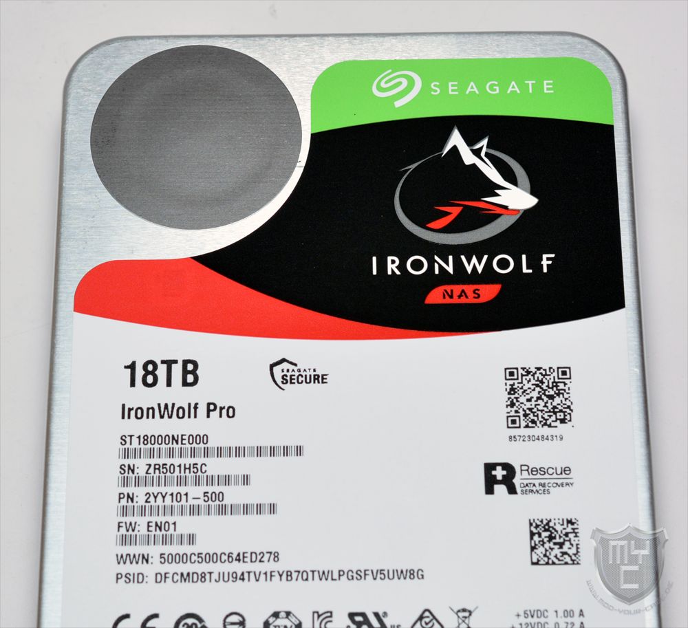 Disque Dur NAS Seagate IronWolf Pro 18TB Reconditionné - 7200 RPM, 256MB Cache, SATA III